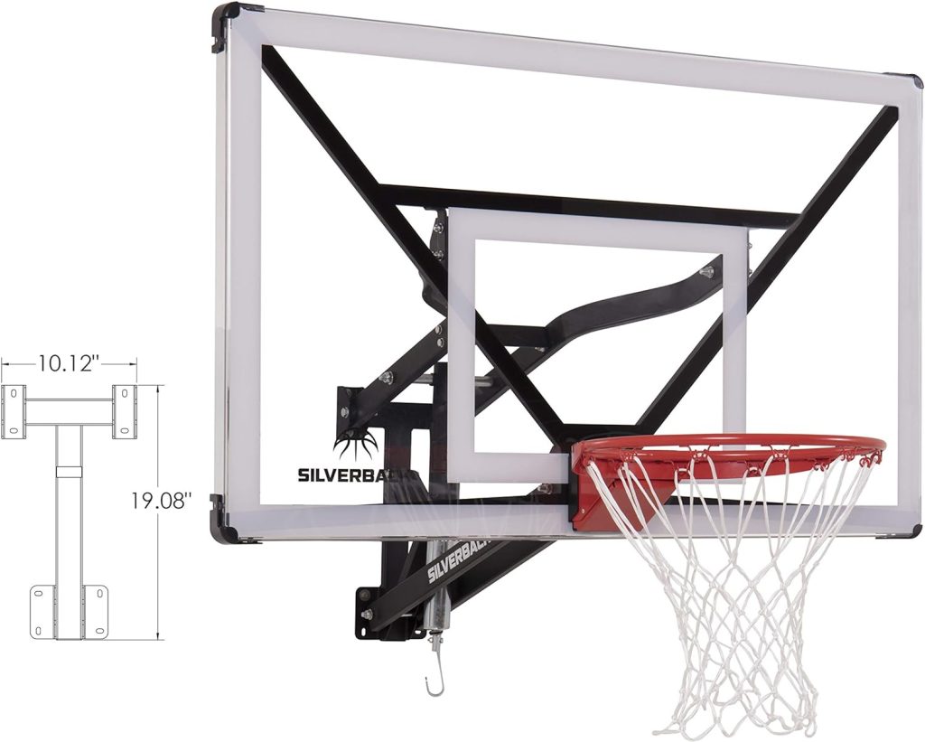 Silverback NXT 54 Wall Mounted Adjustable Basketball Hoop